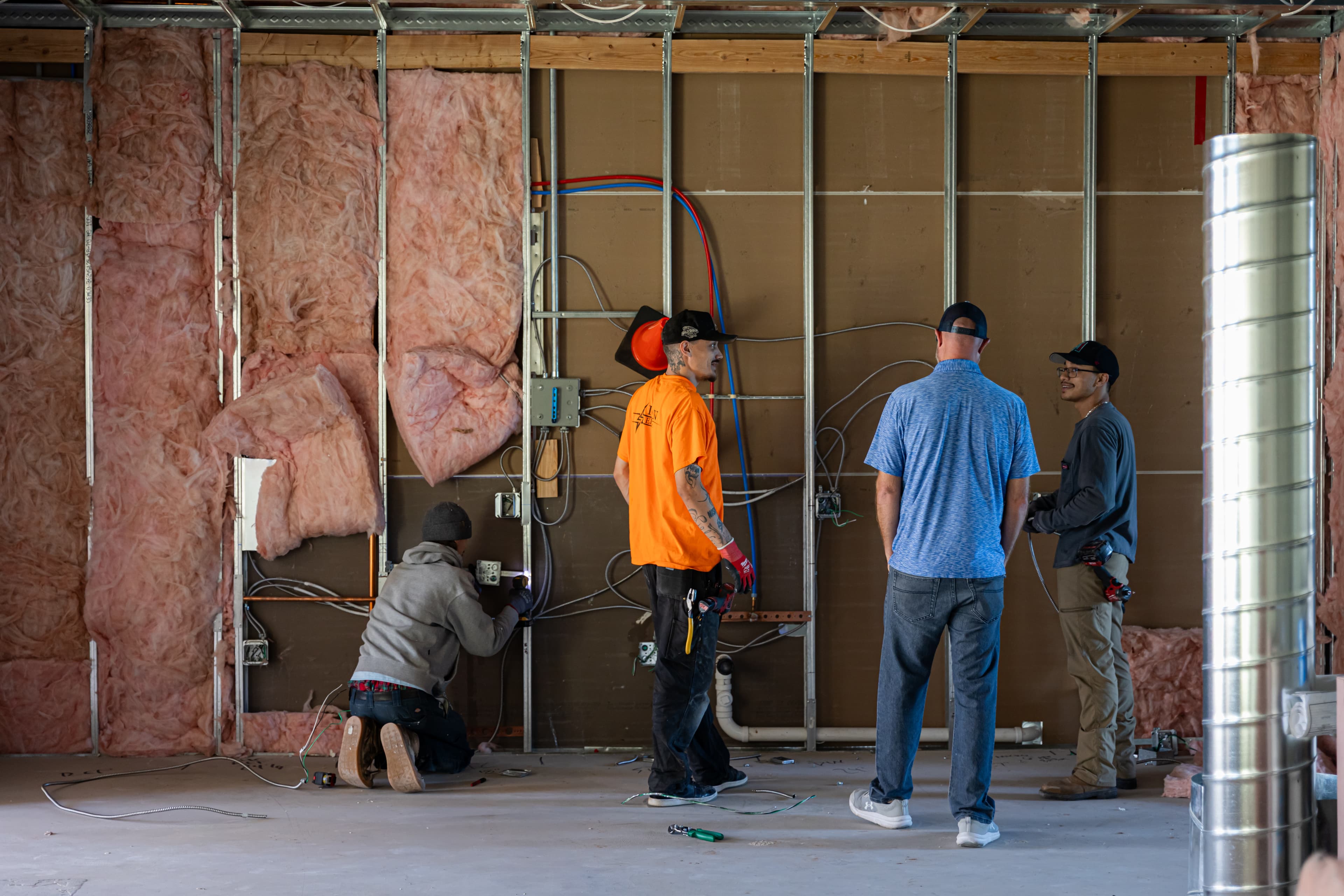 FulcrumPoint trade team working on-site